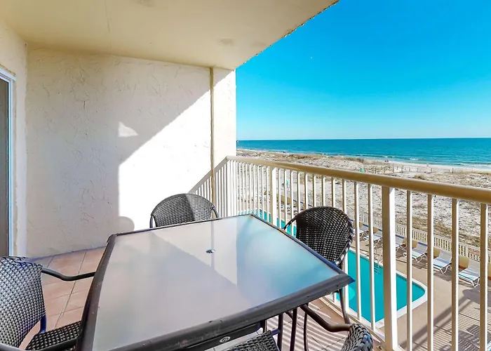 Gulf-front With Shared Outdoor Pool Private Balcony Incredible Views & Wifi *
